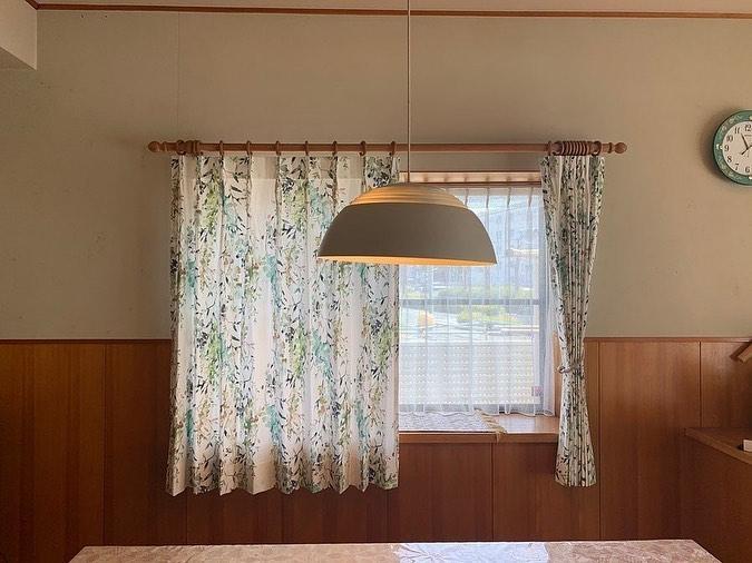 ちょっとステキな輸入ファブリックのカーテン
