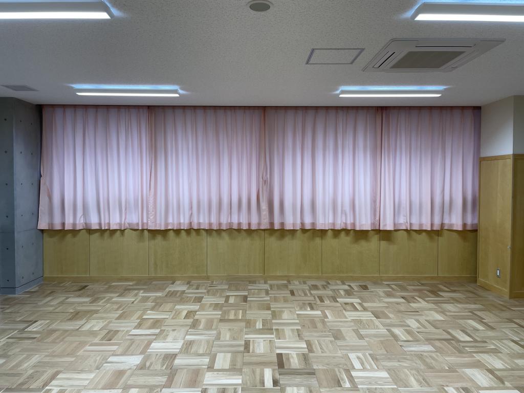新校舎カーテン