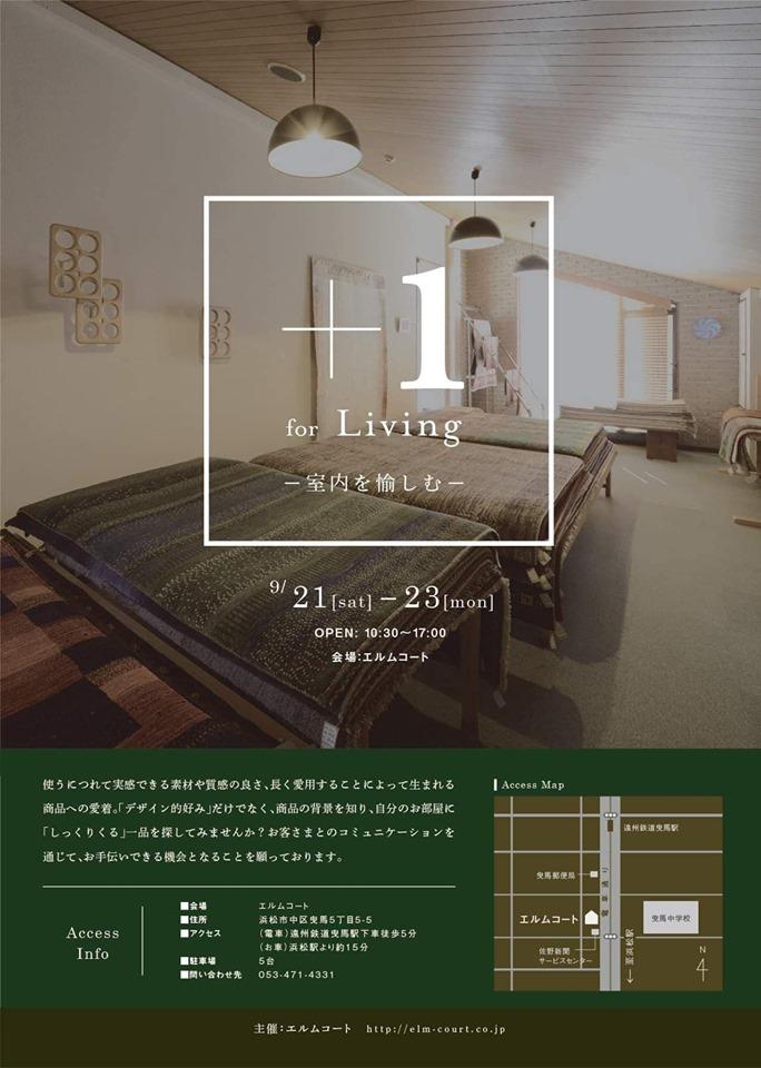 「+1 for living -室内を愉しむ-」